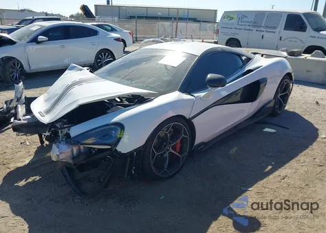 2019 Mclaren 600Lt z USA, uszkodzony, nr VIN SBM13RAA5KW006620